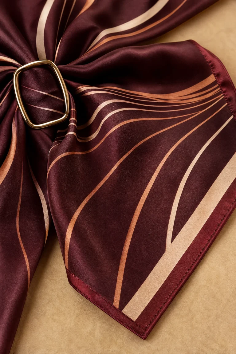 City Compass Neckerchief design detail