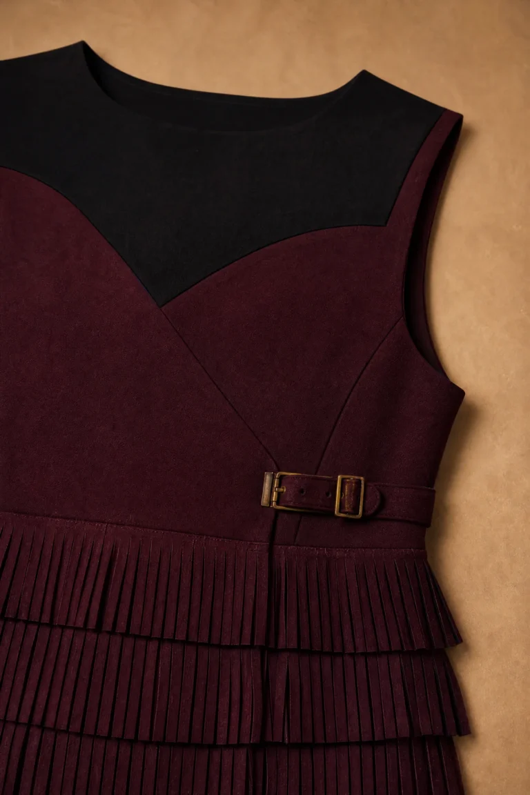 Nightfall Fringe Waistcoat design detail