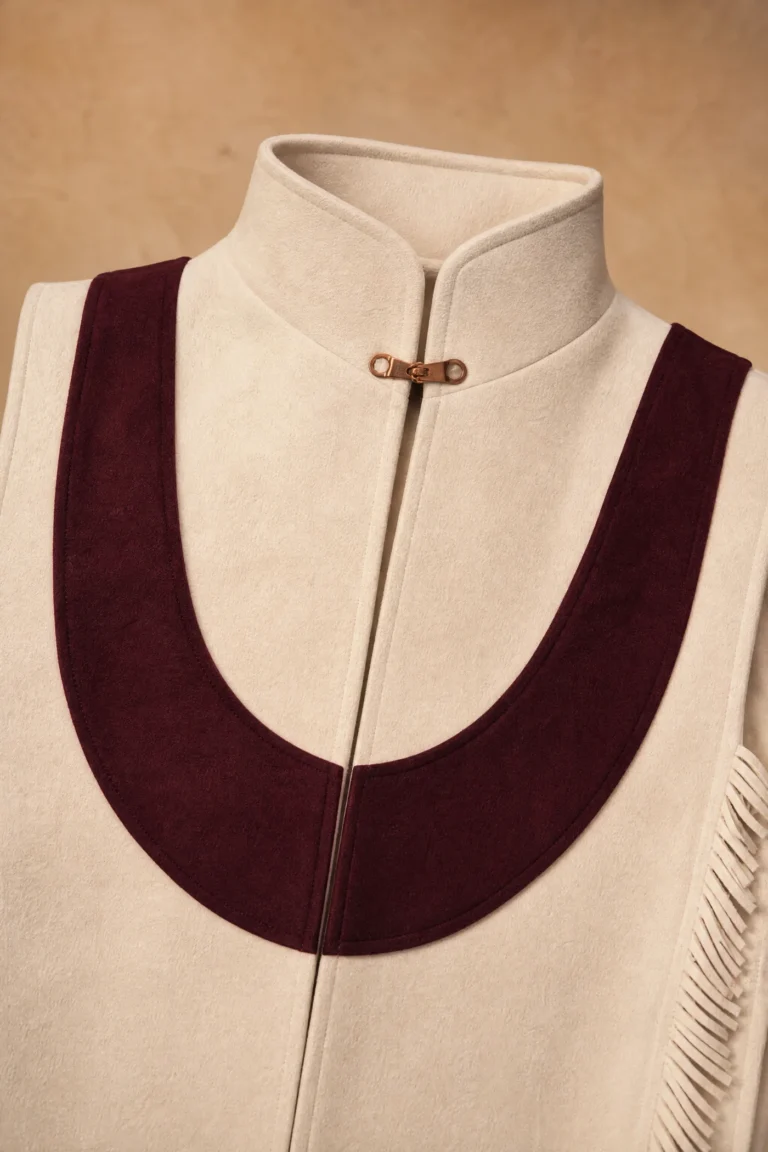 Halo Yoke Waistcoat design detail