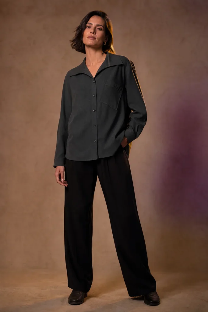 Crosswind Button Shirt styled view